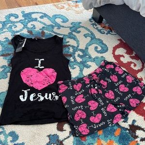 I love Jesus sleep wear